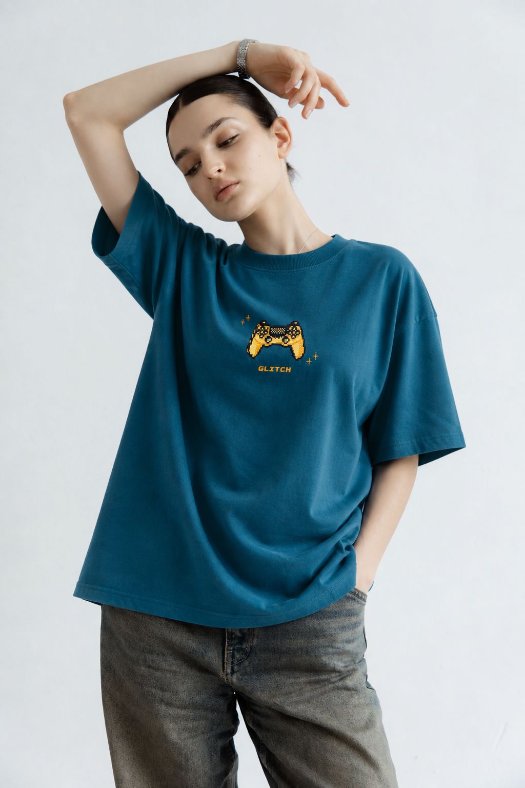 Game On Glitch Tee